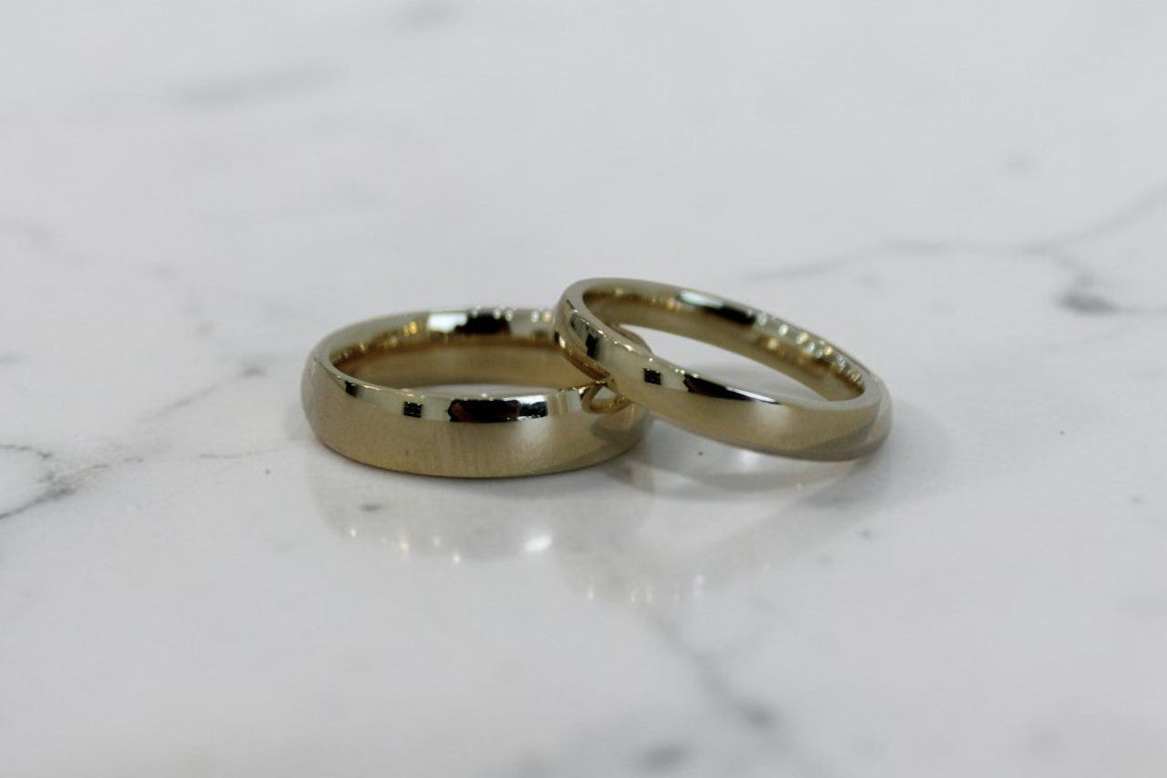 Klasszikus Enyhén Domború Karikagyűrű - 2 mm - 8 mm
